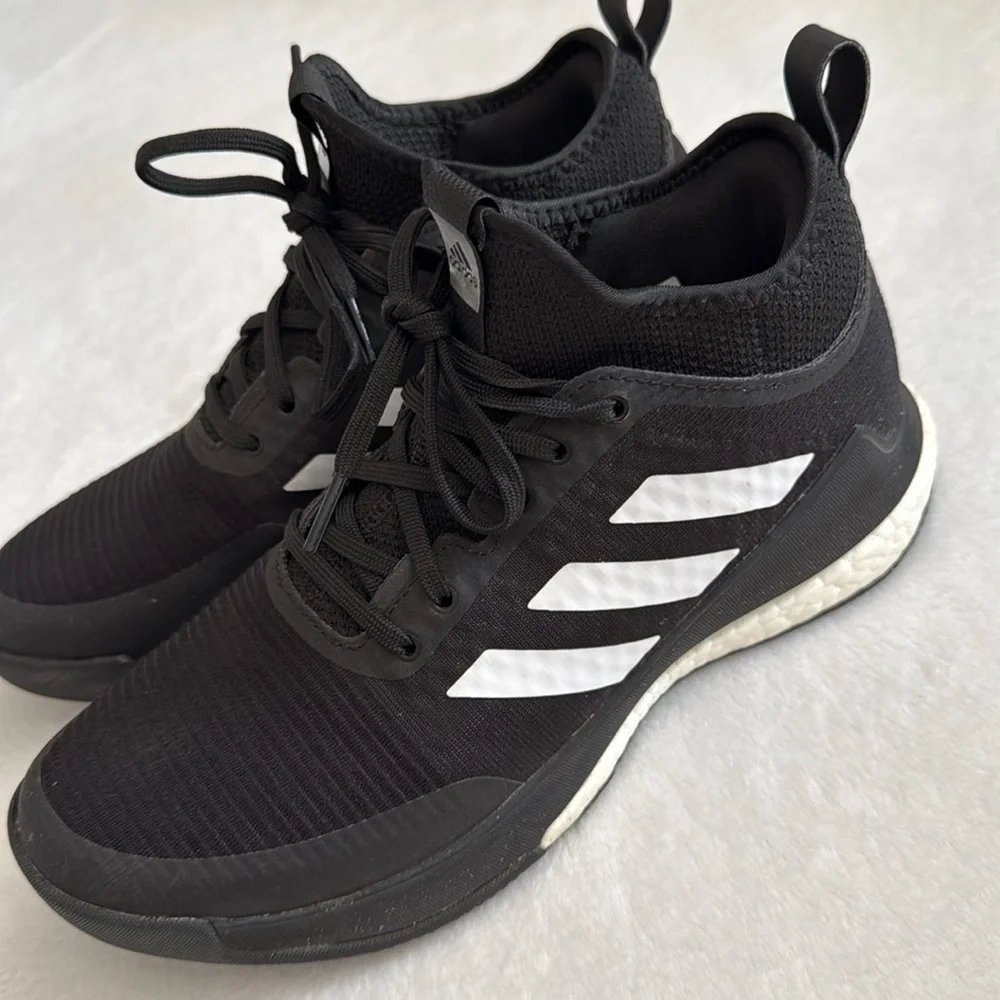 Adidas | CrazyFlight Mid Top Indoor Volleyball Sneaker FX1791 Black/White (8)